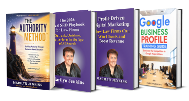 law firm marketing books, lawyer marketing, marilyn jenkins, law marketing zone